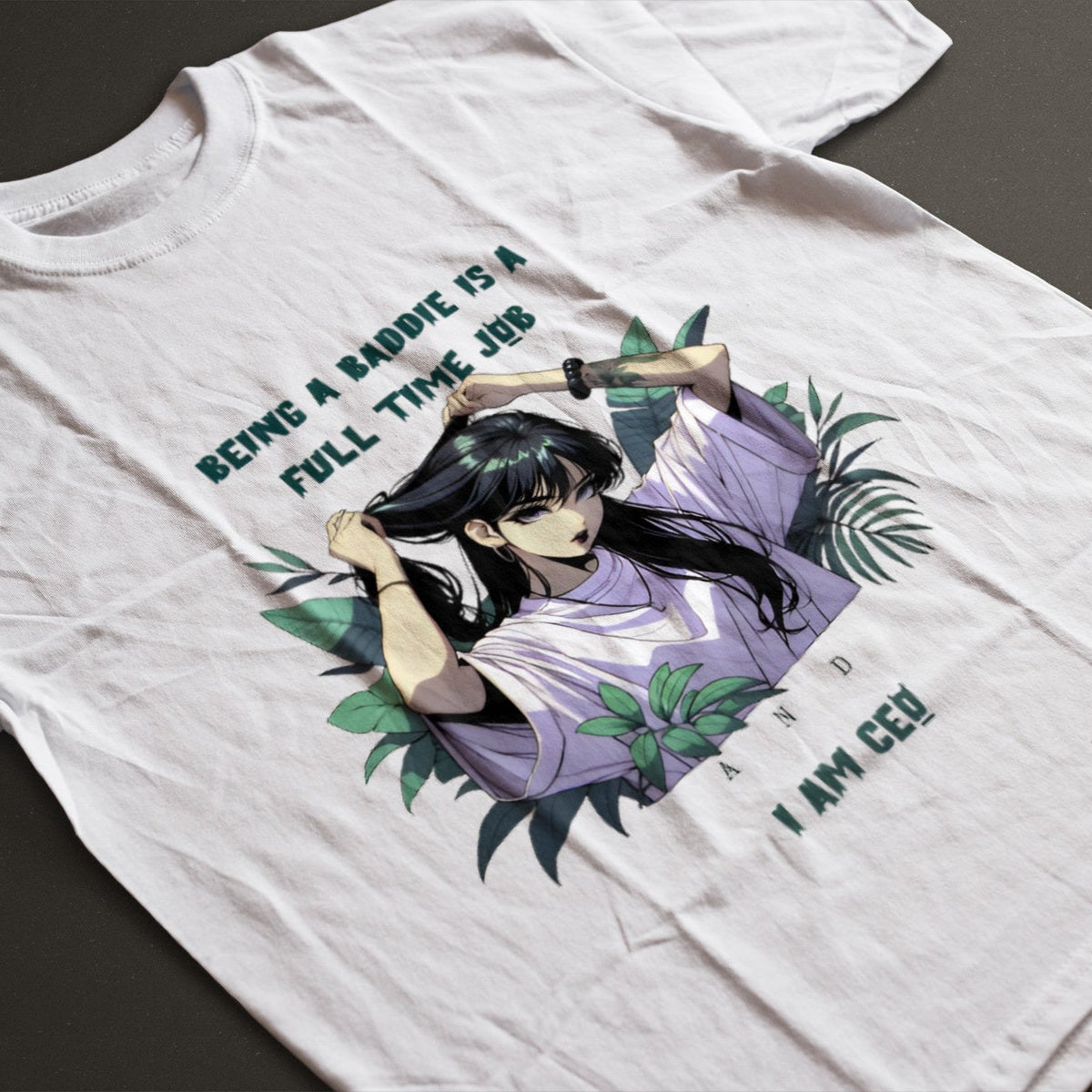 Girl boss vibes T-shirt – confident and sassy statement print