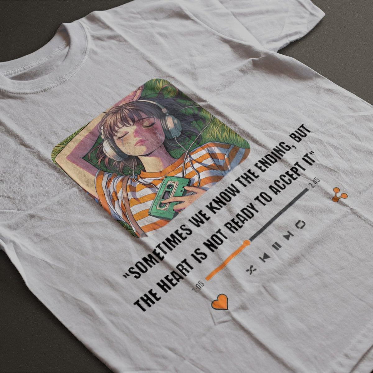 Expressive feelings quote T-shirt – perfect for reflective moods