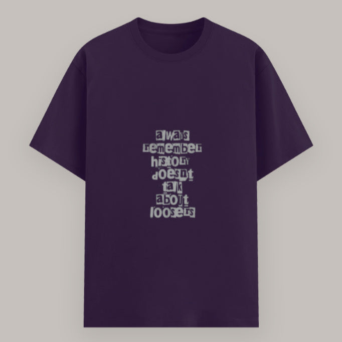 Inspirational quote T-shirt – turn heads and spark conversations Color_Purple