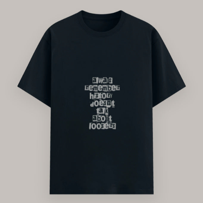 Ambition mindset unisex tee – perfect for casual or gym wear Color_NavyBlue