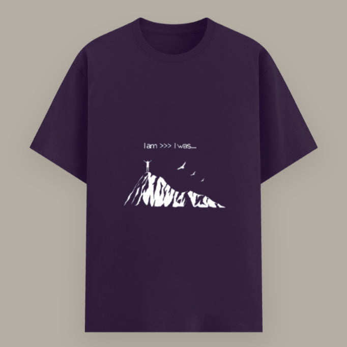 Classic motivational quote T-shirt encouraging self-confidence Color_Purple