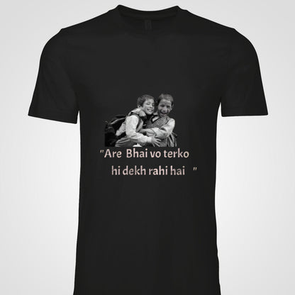 Quirky Hinglish banter T-shirt for men casual wear