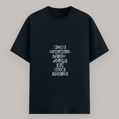 Ambition mindset unisex tee – perfect for casual or gym wear Color_NavyBlue