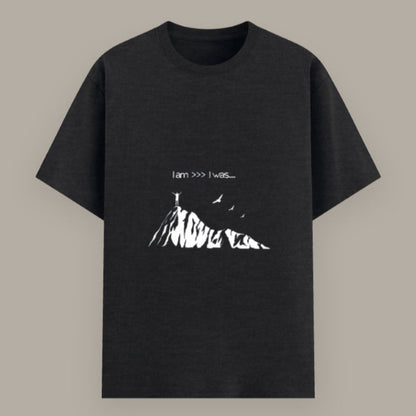 Trendy positive affirmation unisex T-shirt for casual looks Color_Blackmelange