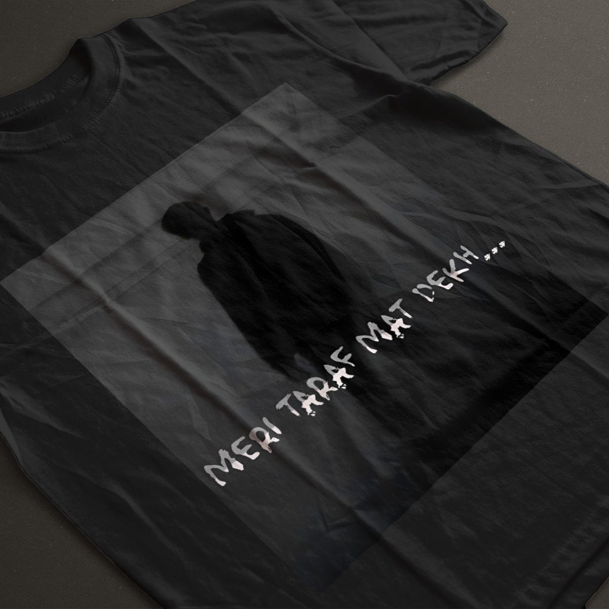Trendy unisex T-shirt with savage Hindi quote, perfect for college fashion