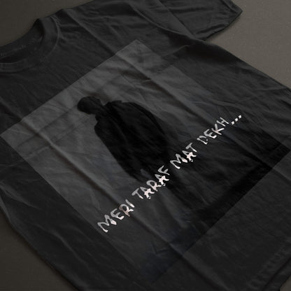 Trendy unisex T-shirt with savage Hindi quote, perfect for college fashion