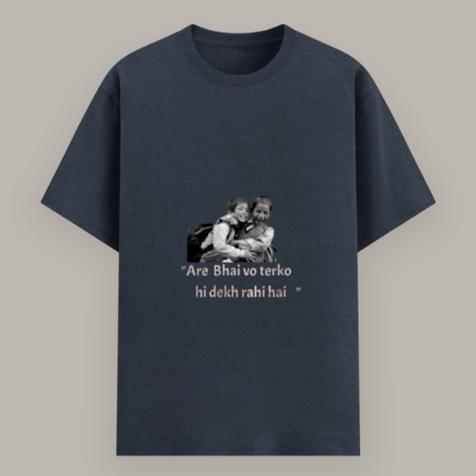 Unique funny T-shirt gift for male friends Color_Navymelange