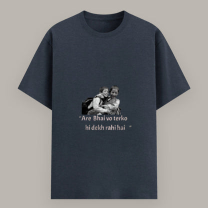 Unique funny T-shirt gift for male friends Color_Navymelange